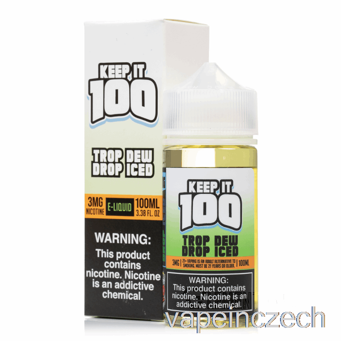 Iced Trop Dew Drop - Keep It 100 - 100 Ml 0mg Vape Bez Nikotinu